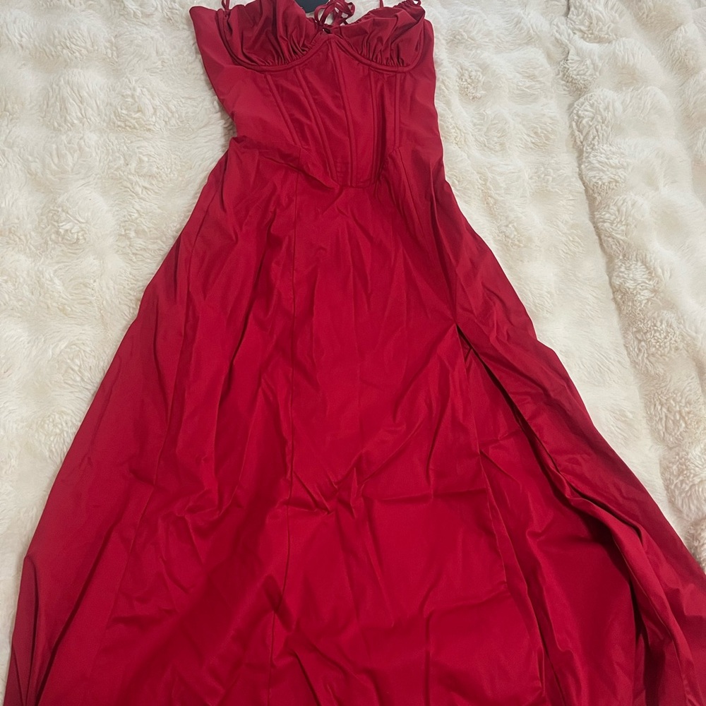 Elegant Red Women's Dress NEW